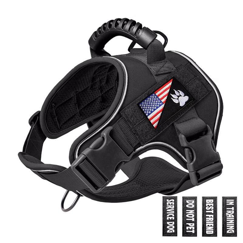 MOQ 50pcs Tactical Dog Vest Harness
