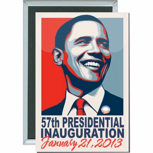 Obama, 57th Presidental Inauguration, Political Button