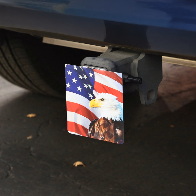 Metal Trailer Hitch Cover