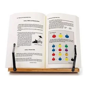 Adjustable Bamboo Book Stand 1