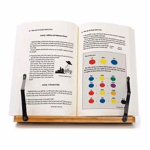 Adjustable Bamboo Book Stand