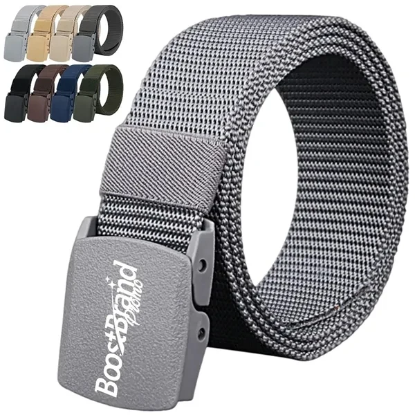 Custom 48in Durable Nylon Web Belt with Quick Release Buckle — Tactical Accessory 1
