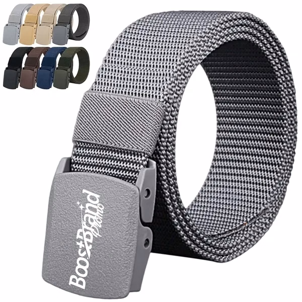Custom 48in Durable Nylon Web Belt with Quick Release Buckle — Tactical Accessory