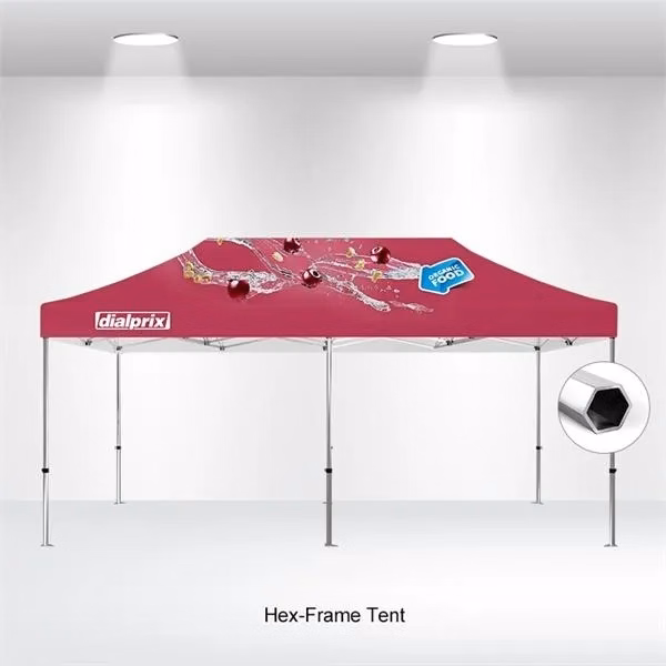 10'x20' Canopy Tent with Digital Sublimation Printed