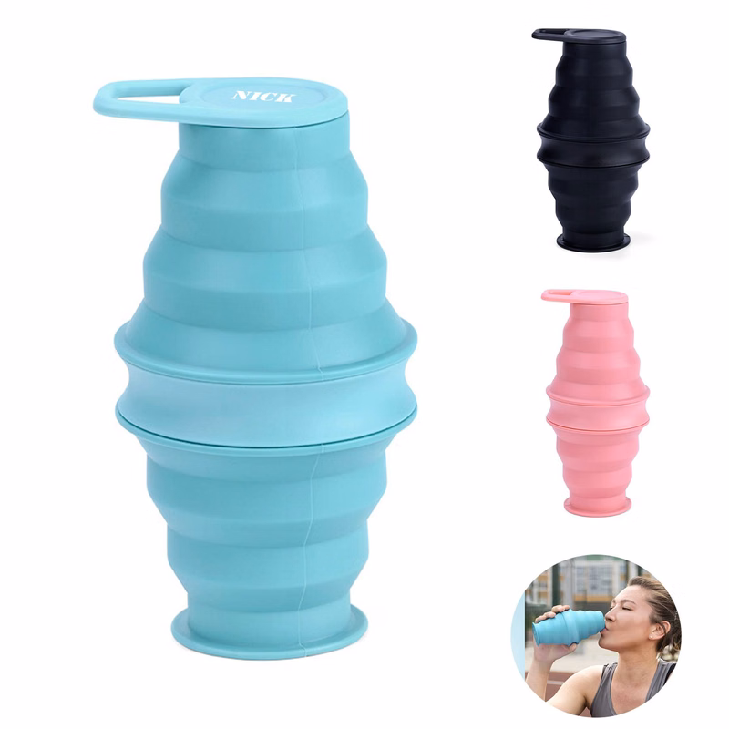 Silicone Foldable Water Bottles for Travel