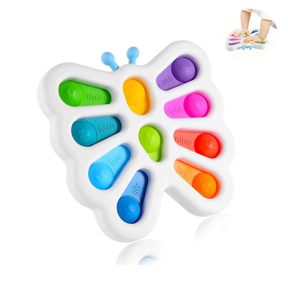GOHEYI Butterfly Push Pop Bubble Fidget Toys 1