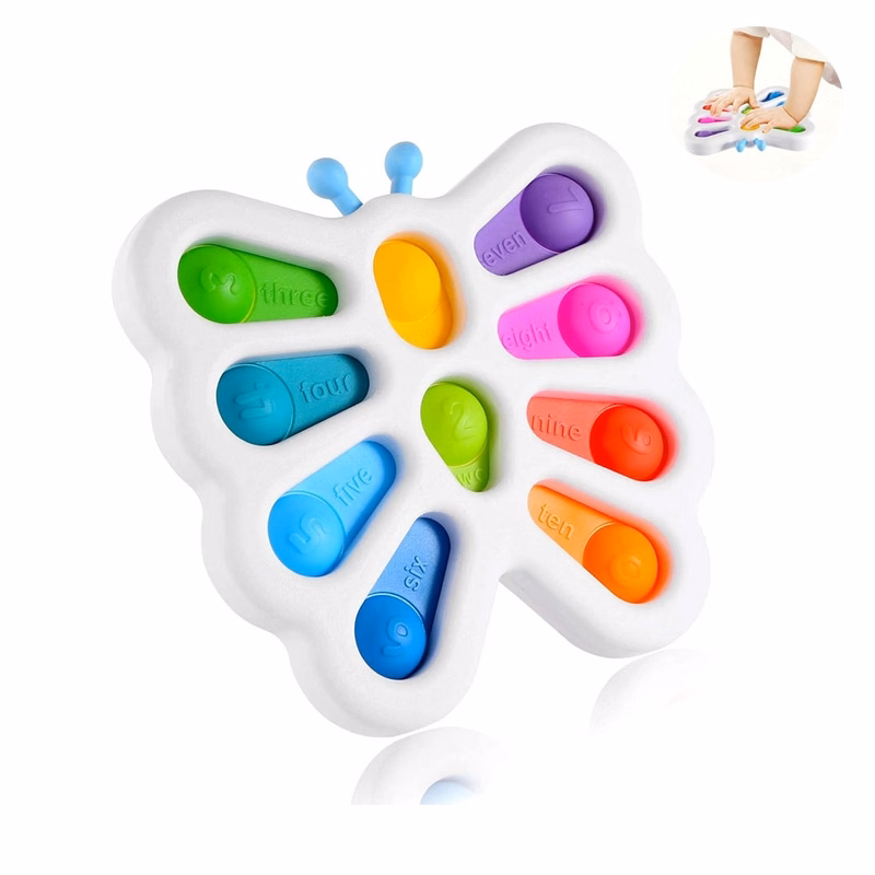 GOHEYI Butterfly Push Pop Bubble Fidget Toys