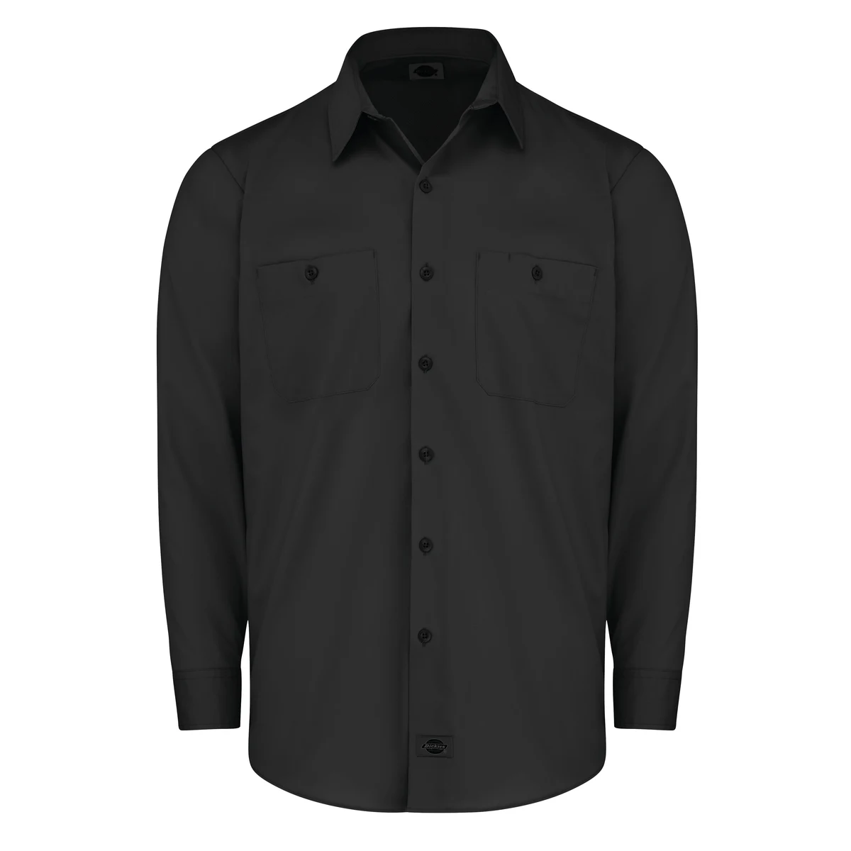 Dickies® Men's Industrial WorkTech Ventilated Long-Sleeve Work Shirt With Cooling Mesh 1