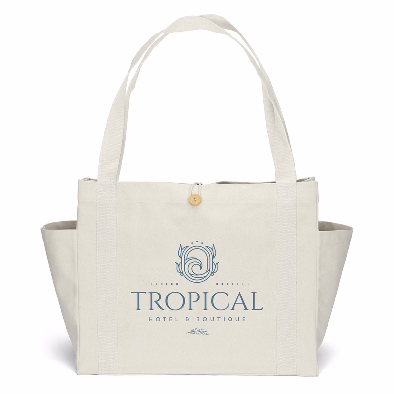 Sandford™- Deluxe Canvas Tote - Screen Print