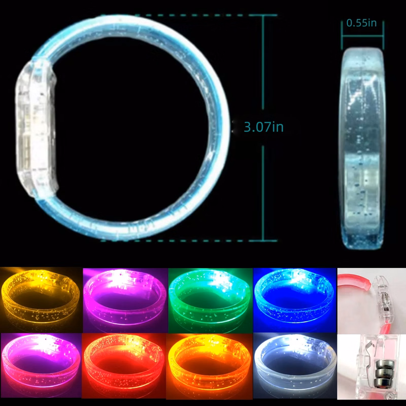 Concert glow bracelets