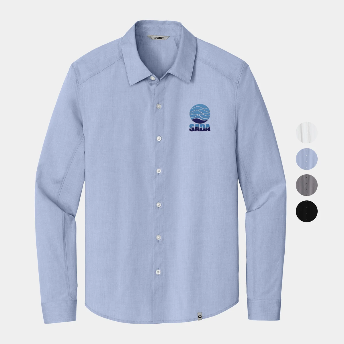 OGIO® Men's Long Sleeve Woven Shirt 1