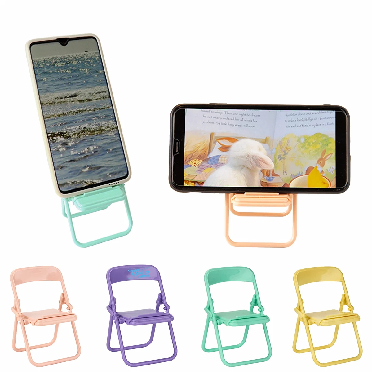 Foldable Mini Desk Phone Holder Stand and Home Decor 1