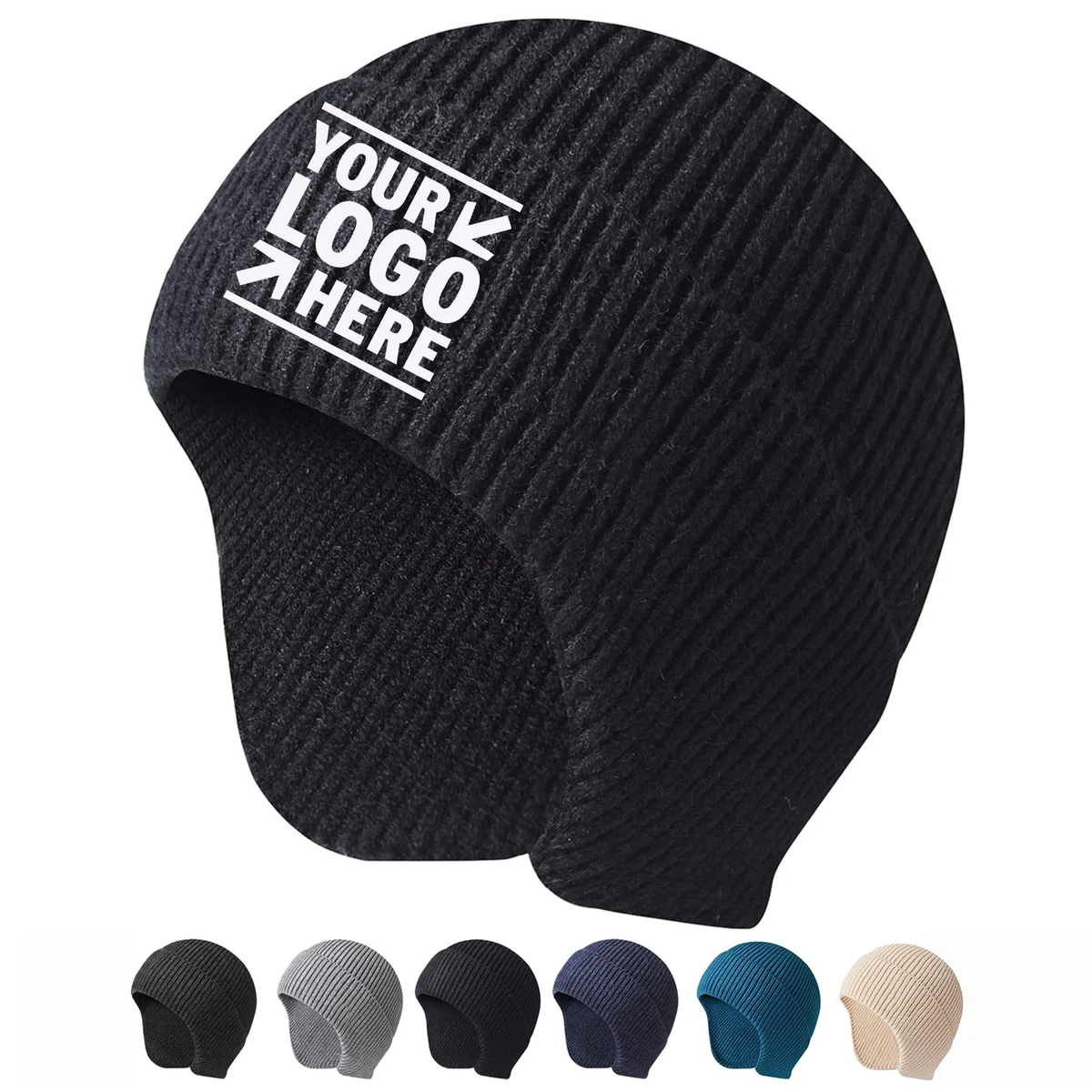 Knit Beanie Hats 1