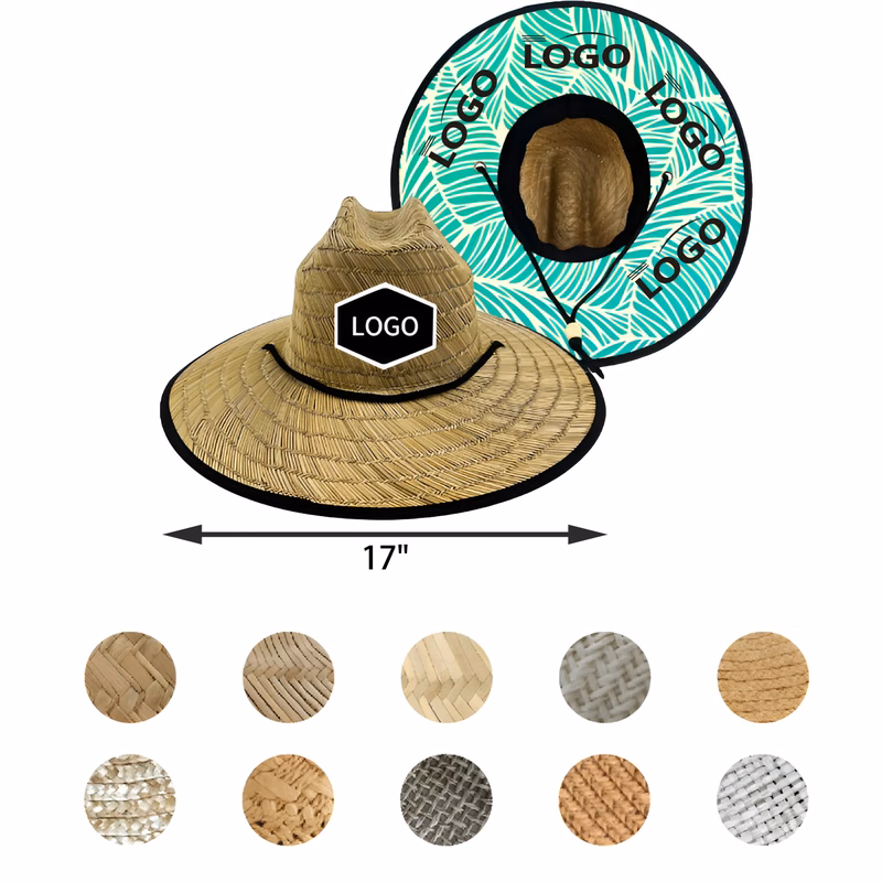 MOQ 50 PCS Beach Vacation Straw Hat