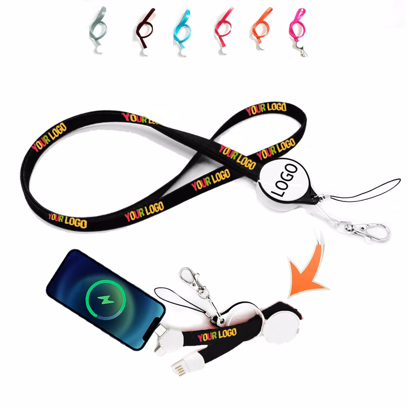 3 In 1 Charging Cable Lanyard