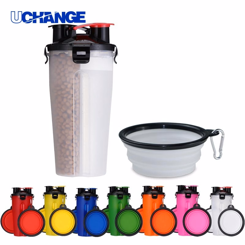 Double Pet Food and Water Cup Set