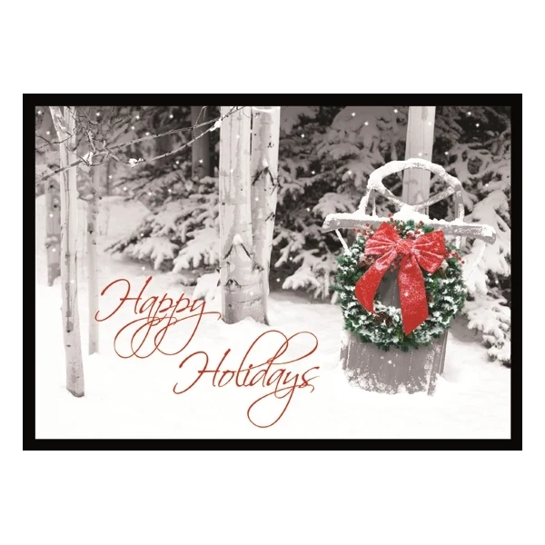 Friendly Welcome Holiday Greeting Card 1