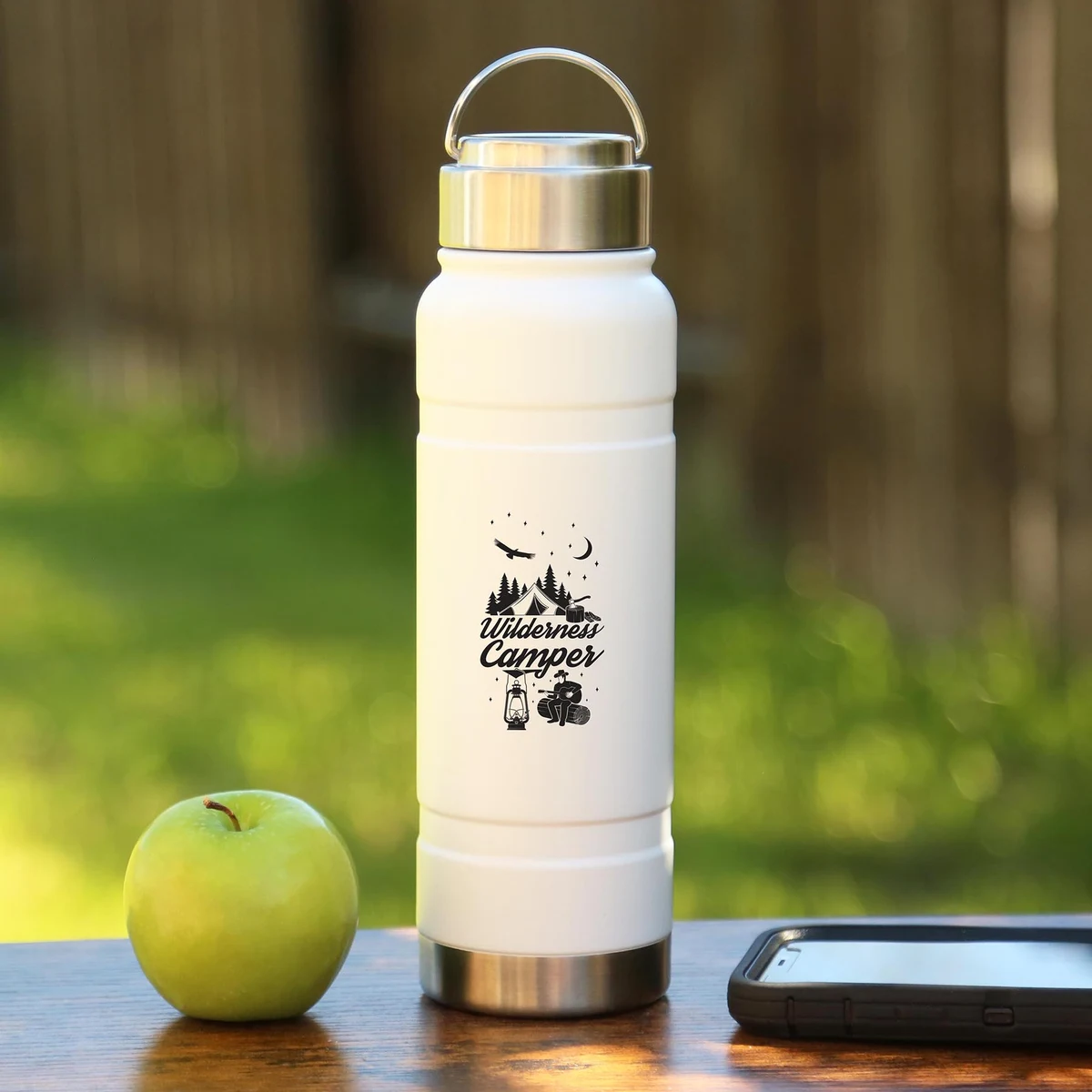 Burleigh Stainless Steel Bottle 650 Ml. (22 Fl. Oz.), custom water bottle with logo imprint 1