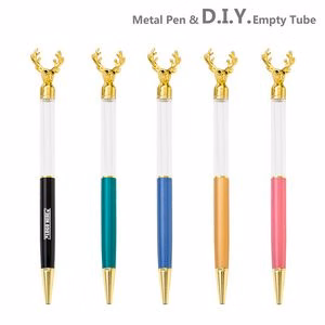 Empty Tube Floating DIY Pen With Deer Head
