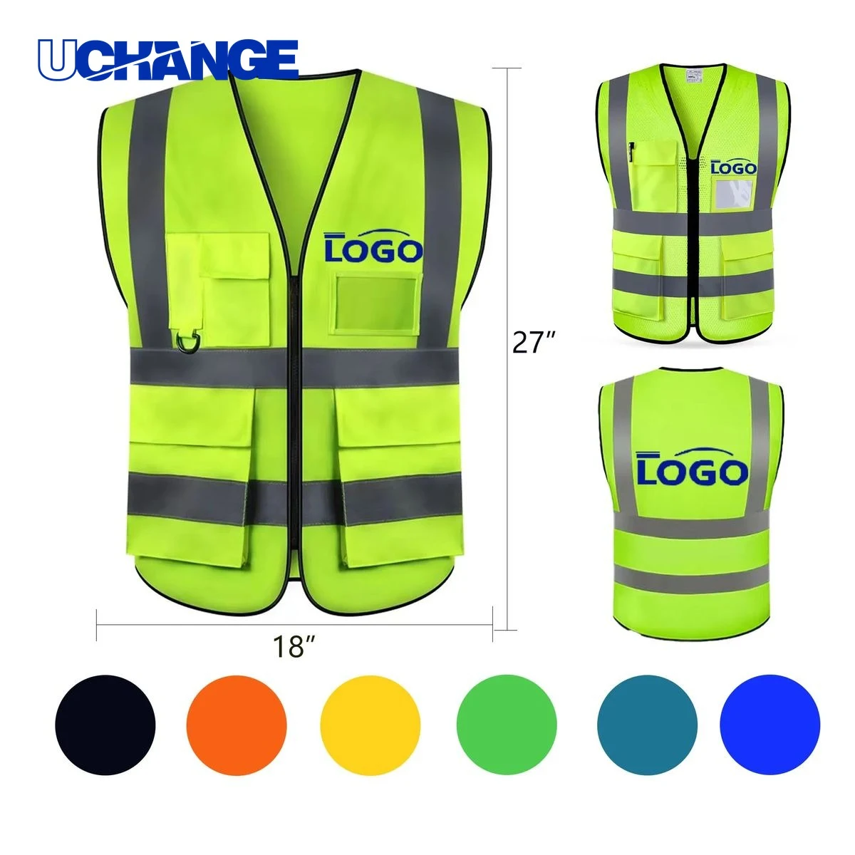 Reflective Pocket Safety Vest 1