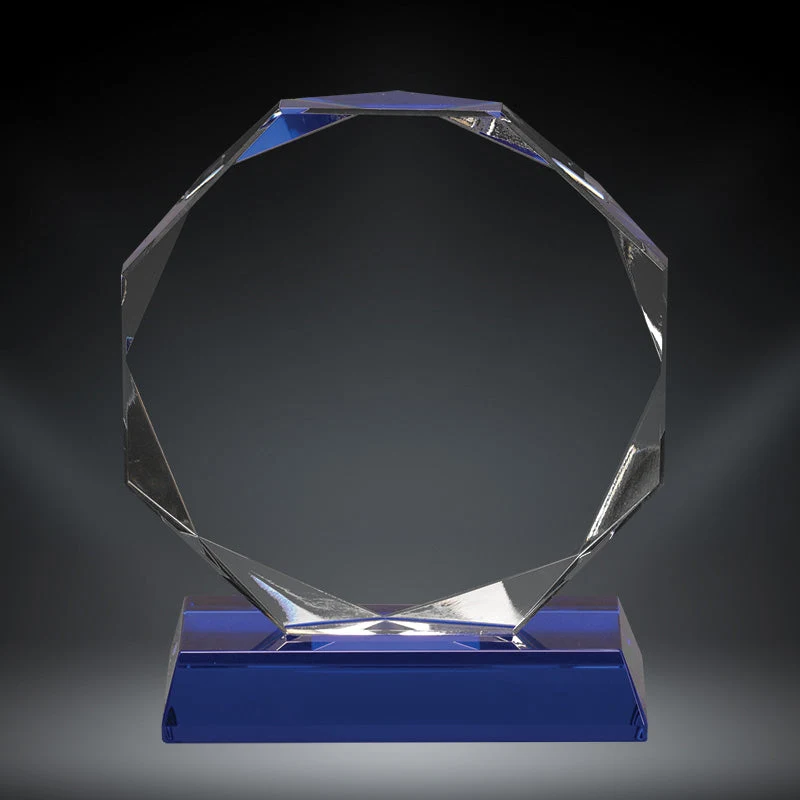 Blue Porto Octagon Crystal 1