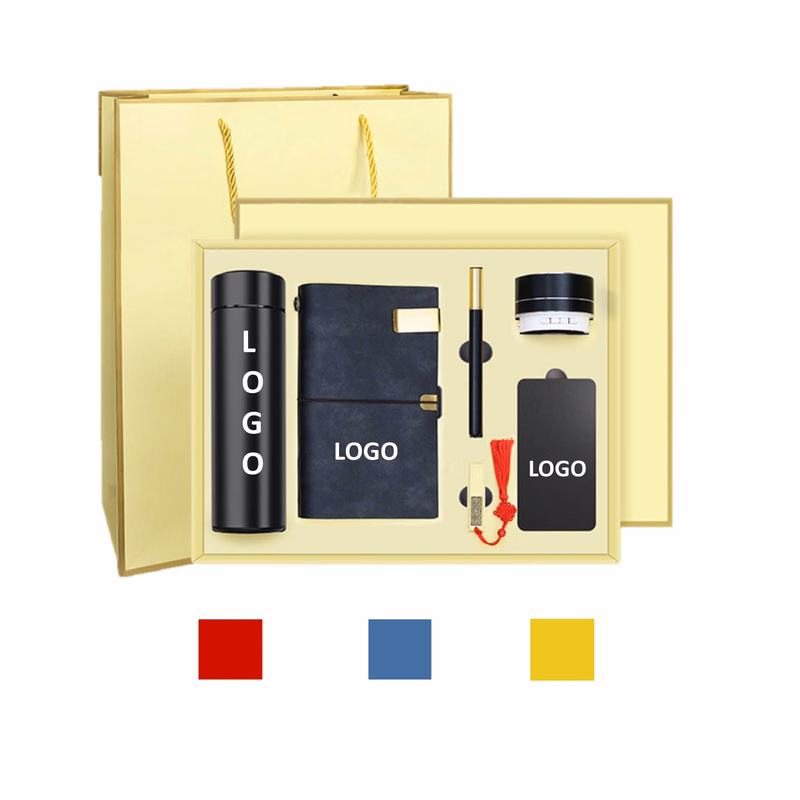 Tumbler Notebook Pen Usb Drive Speaker Power Bank Business Gift Set