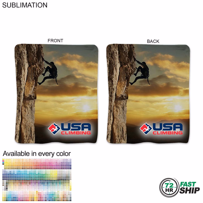 72 Hr Fast Ship - Ultra Soft and Smooth Microfleece Blanket, 50x60, Sublimated