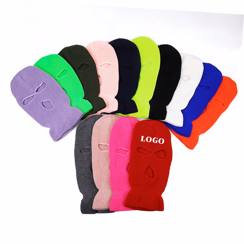3-Hole Winter Ski Mask MOQ 50PCS