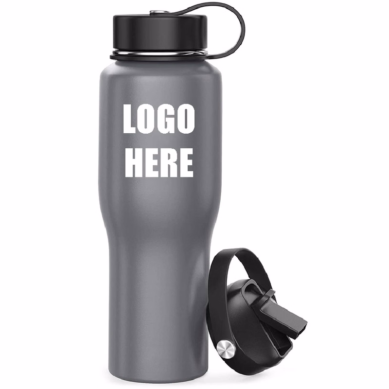 Custom 32 oz Stainless Steel Insulated Sports Bottle