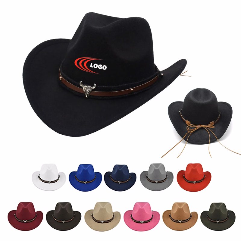 Suede Western Cowboy Hat