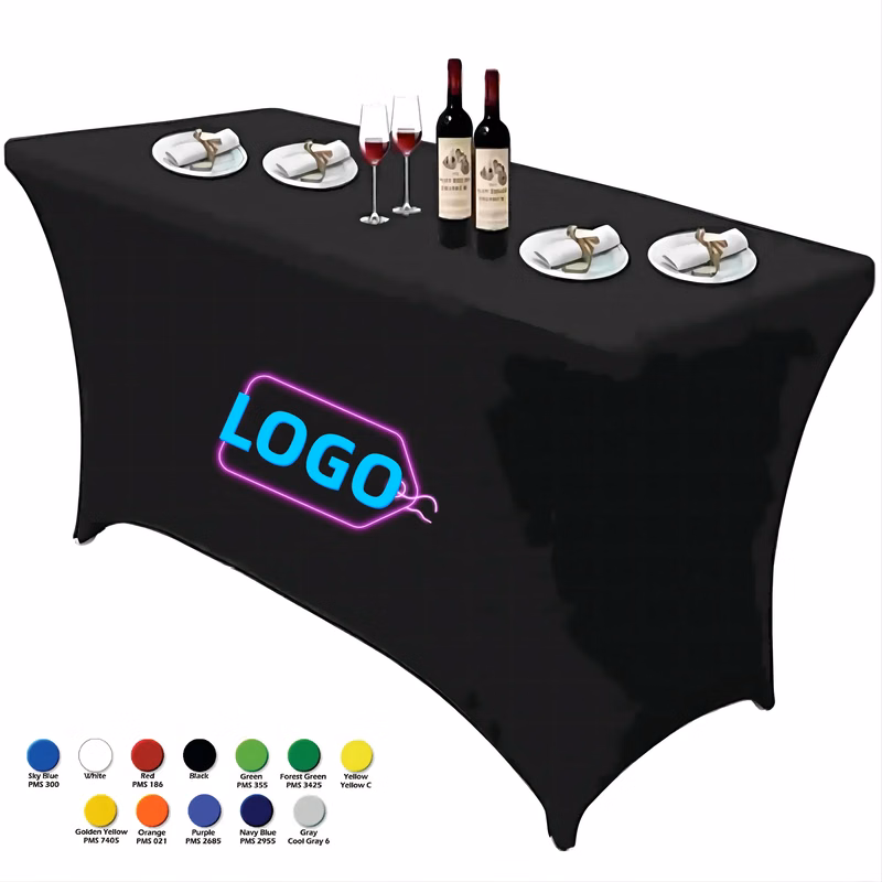 Washable 4FT Stretch Fitted Table Cover
