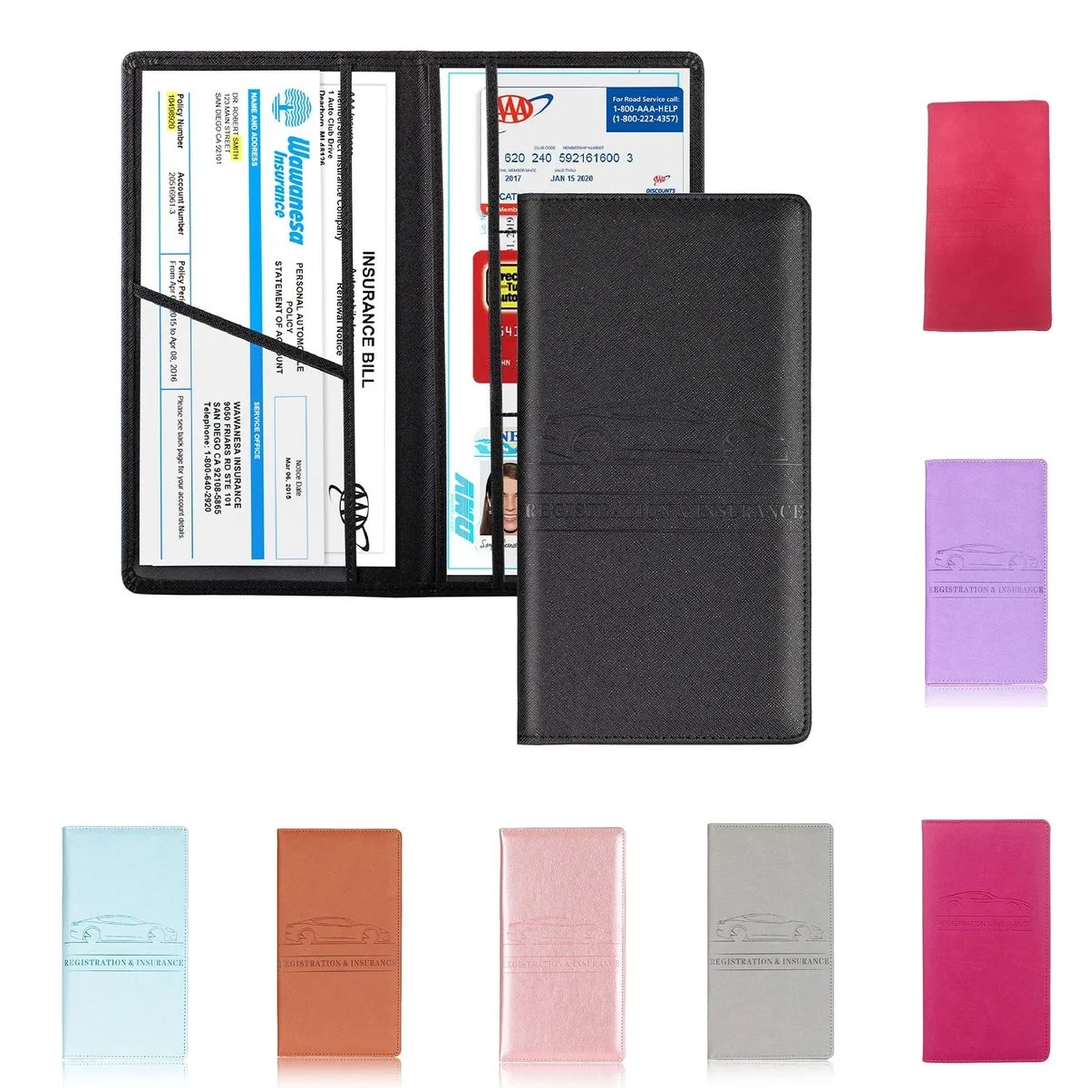 Premium Leather Car Registration 1