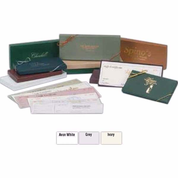 White/Kraft Gift Certificate Boxes