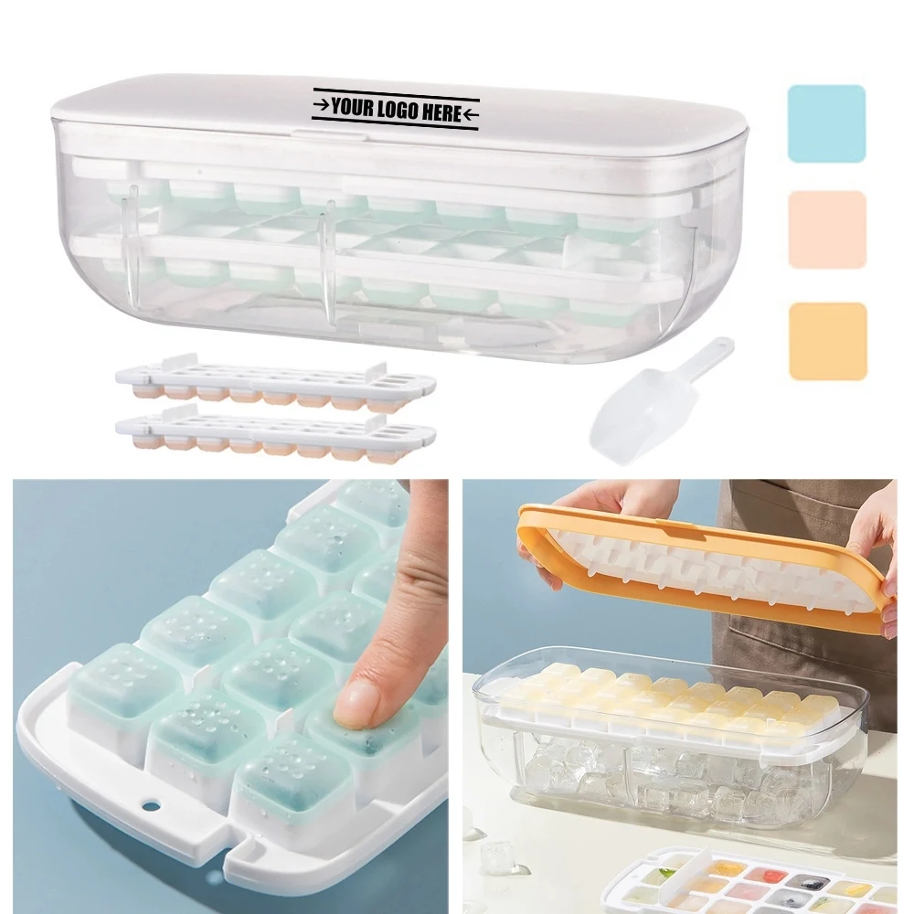 Easy-To-Remove Ice Cube Tray With Lid 1
