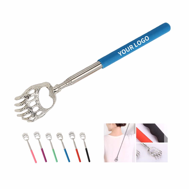 Stainless Steel Telescopic Bear Claw Back Scratcher