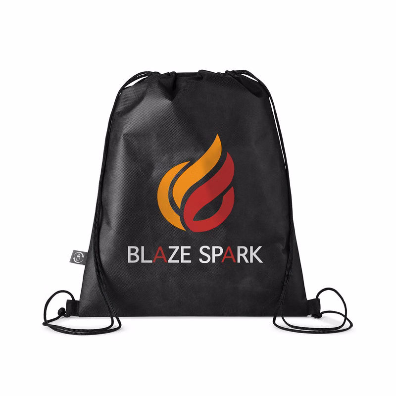 Recycled Non-Woven Drawstring Bag.