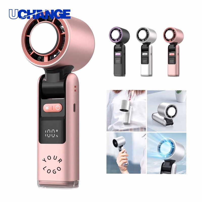 100-Speed High-Power Handheld Fan with Long Battery Device