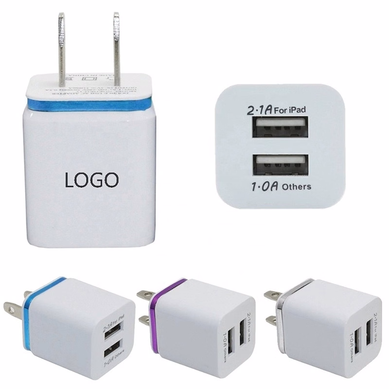Mini Universal Dual Port USB Wall Charger