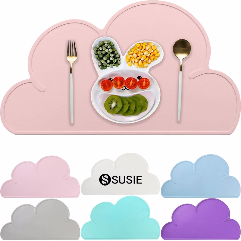 Kids Cloud Shaped Silicone Placemat