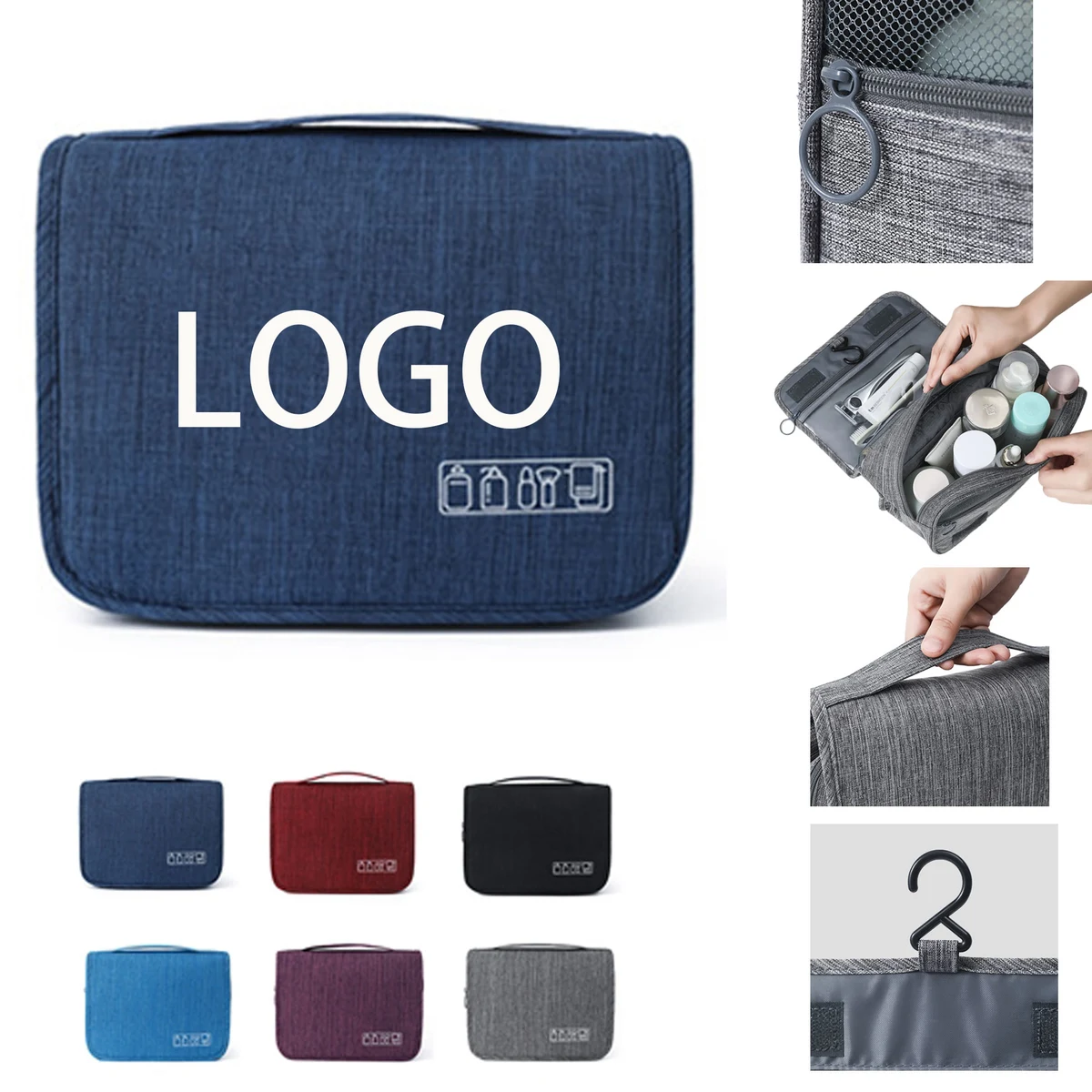 Makeup Bag W/ Hook 1