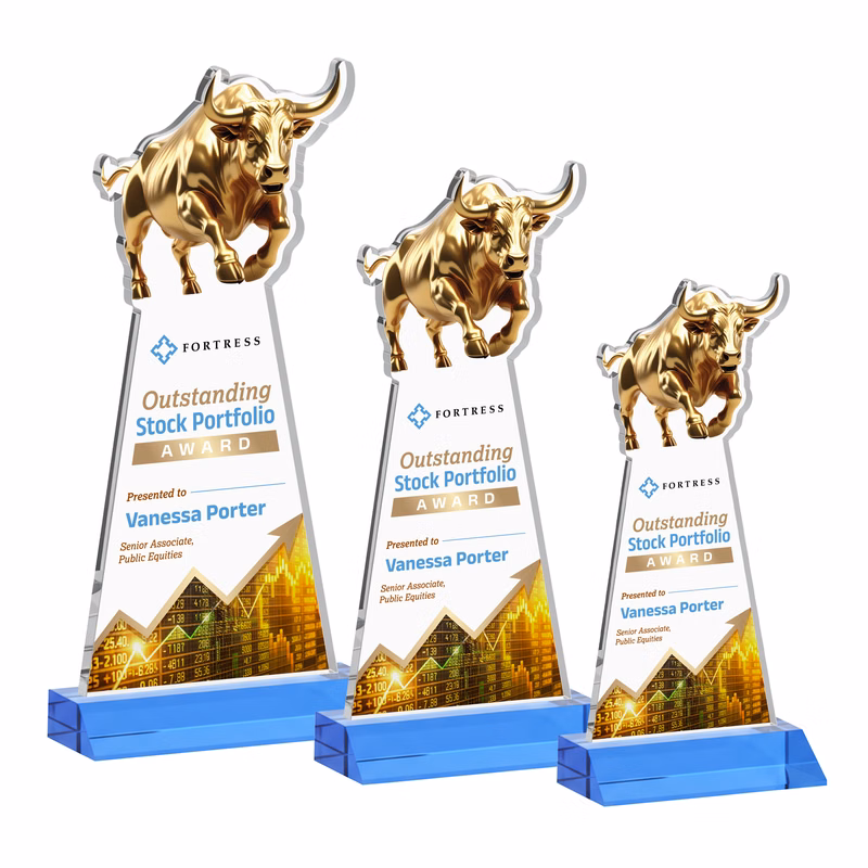 Raging Bull VividPrint™ Award - Sky Blue