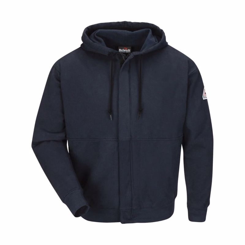 Bulwark Men's Zip-Front Hooded Sweatshirt - SEH4