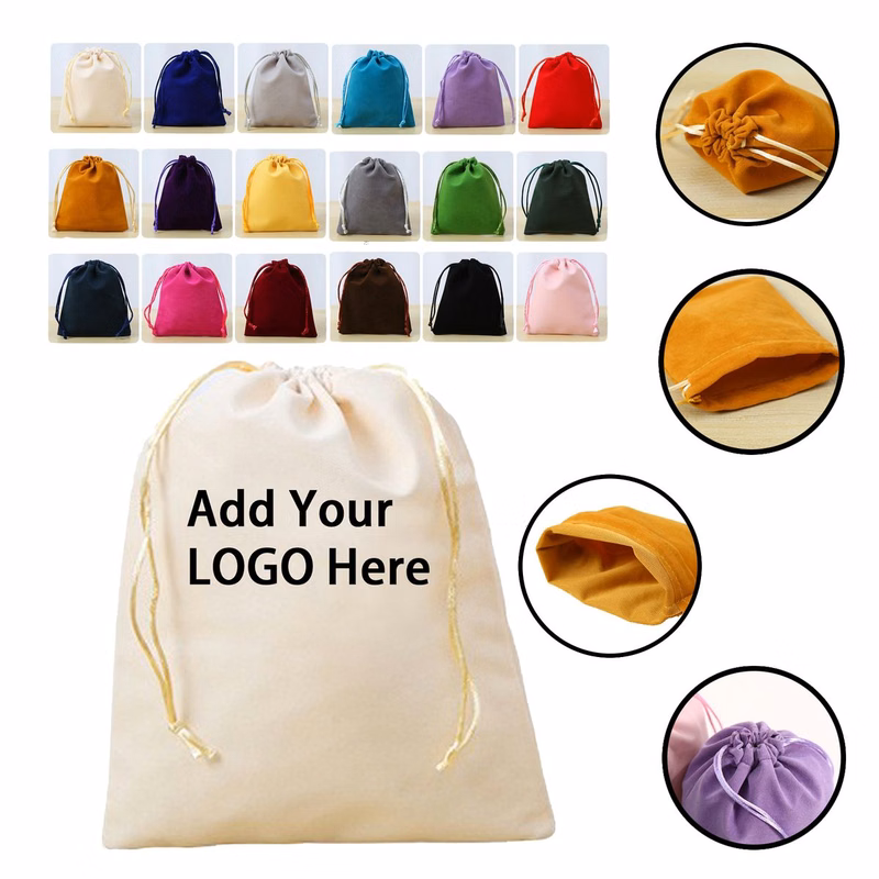 Dustproof And Moisture-Resistant Fleece Drawstring Bag
