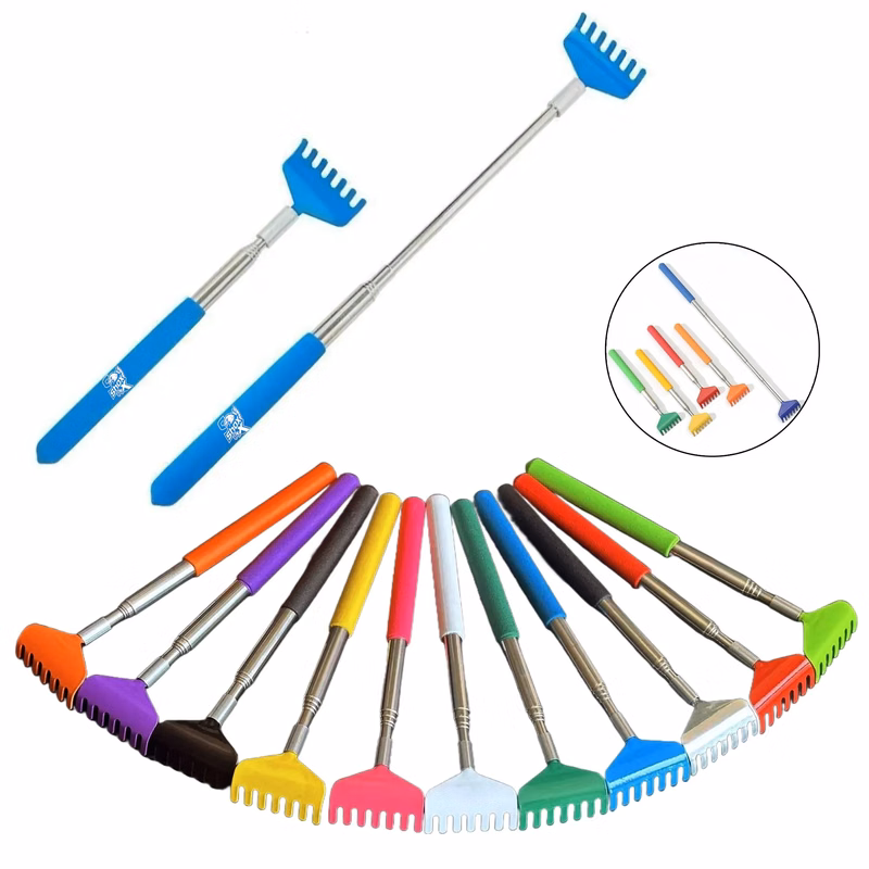 MOQ 20 Portable Stainless Steel Retractable Back Scratcher