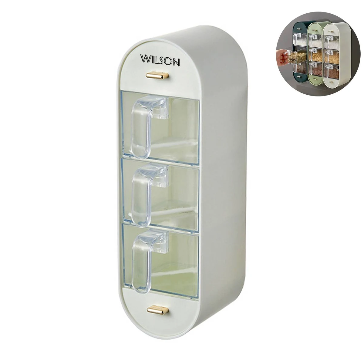 Household Wall-Mounted Seasoning Box 1