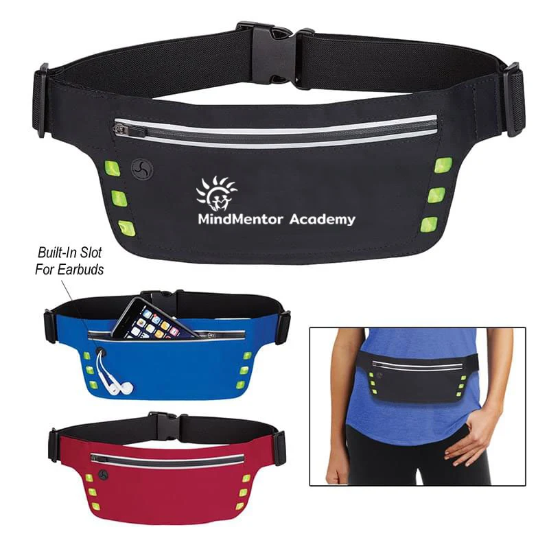 Safety Strip-Accented Belt Bag 1