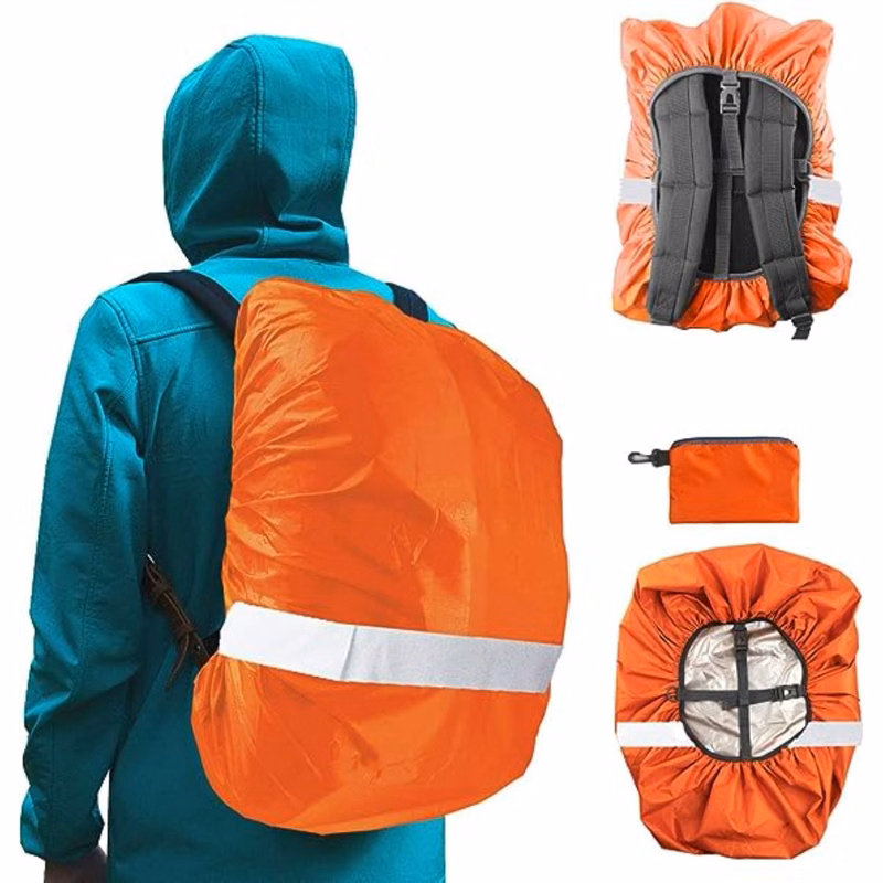 Waterproof Ultralight Reflective Tape Safety Rain Cover Backpack