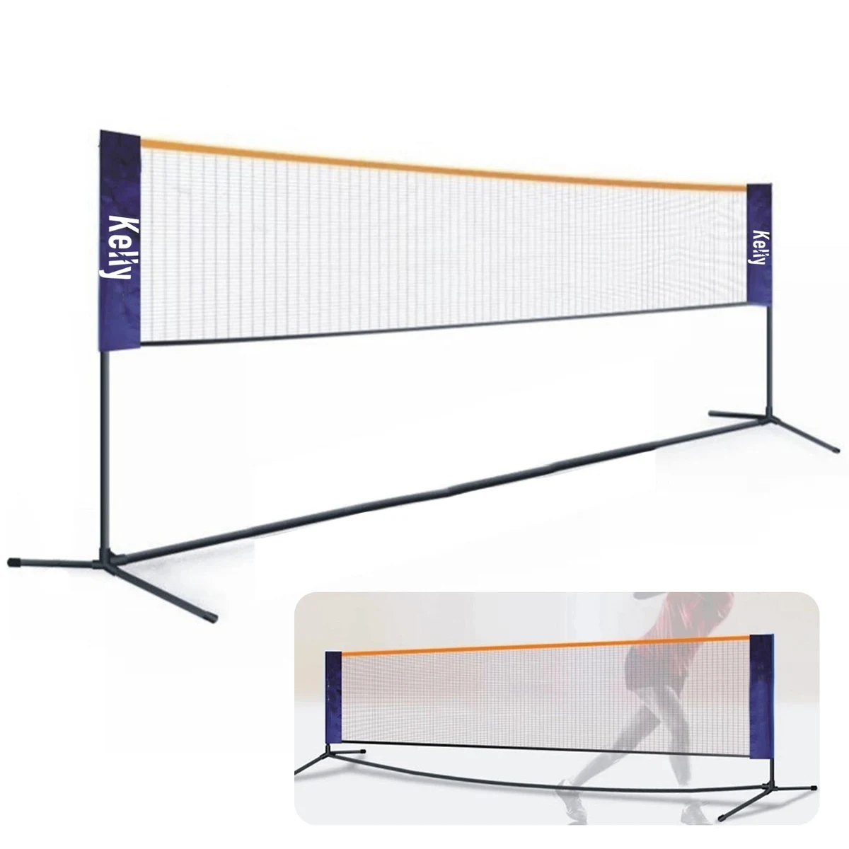 Badminton Pickleball Net Height Adjustable Portable 1