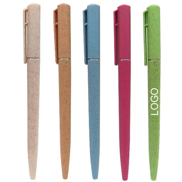 Environmentally Wheat Straw Ballpoint Pen 1