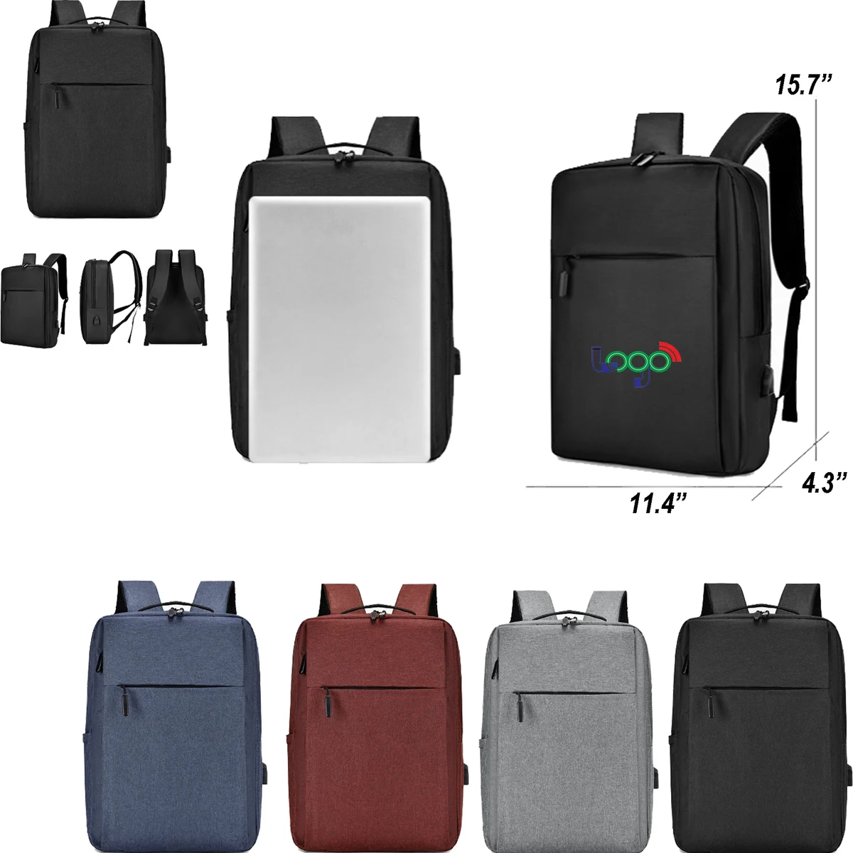 Water Resistant Computer Backpack 1